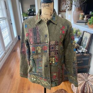 Chico’s Tapestry Brocade Jacket